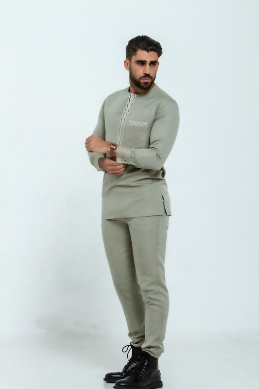 Tenue MUSTAPHA– Élégance Moderne & Finesse Minimaliste