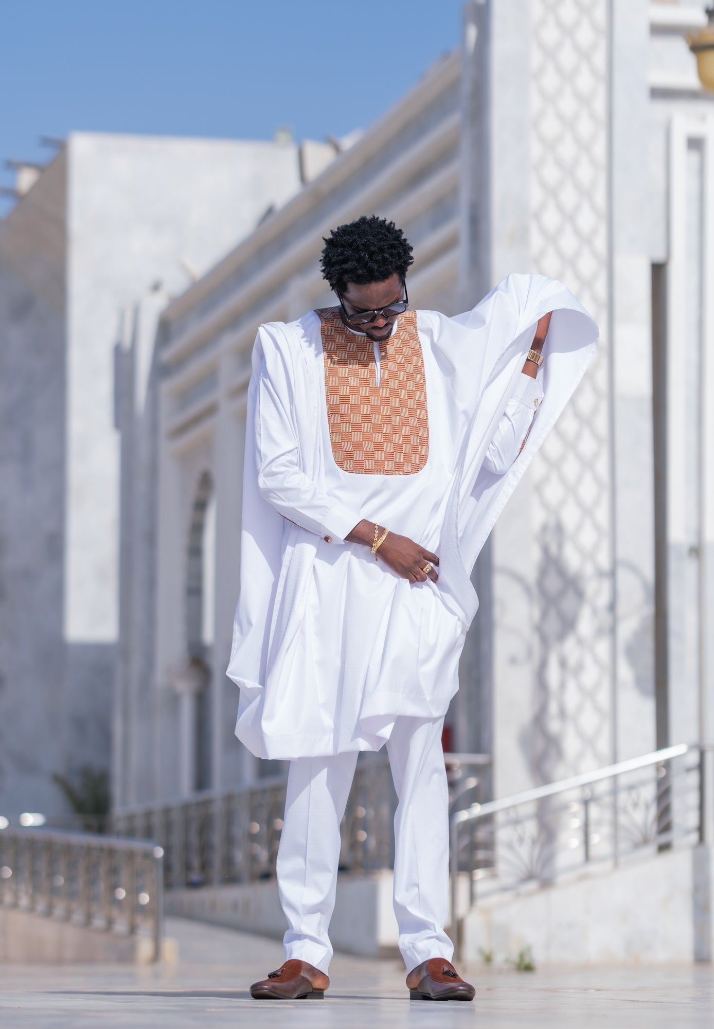 Tenue KISSIMA blanc - Mansa & Moderne